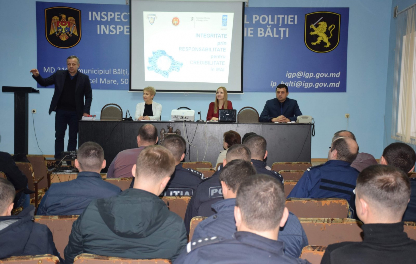 Integritate prin Responsabilitate la Inspectoratul de Poliție Bălți